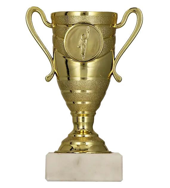 Puchar plastikowy złoty T-M (9037/G)