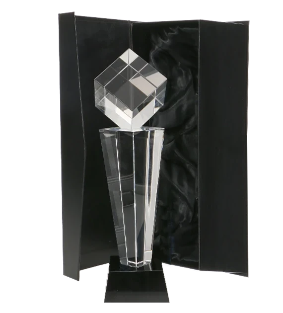 Trofeum szklane z etui (C004)