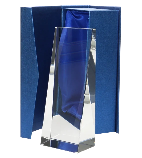 Trofeum szklane z etui (C037)