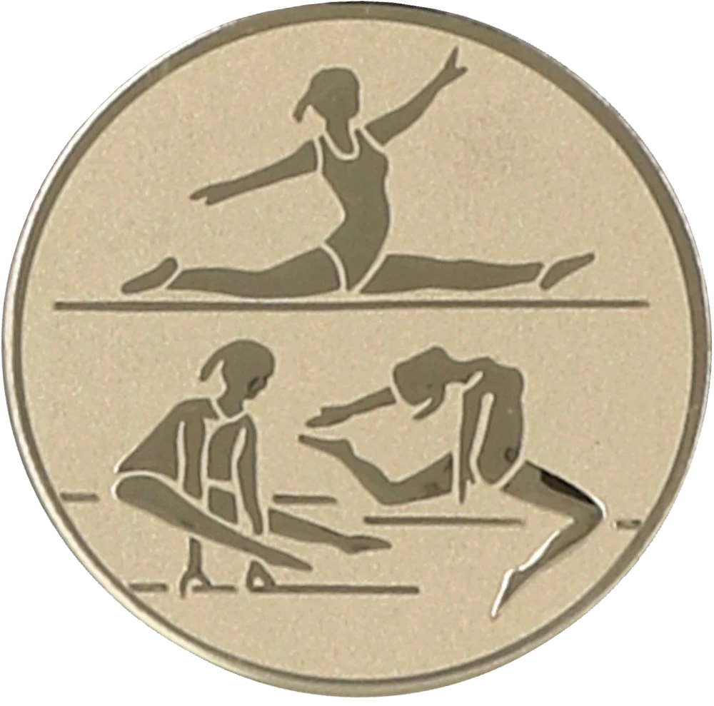 Wklejka aluminiowa - gimnastyka kobiet (D1-A130)