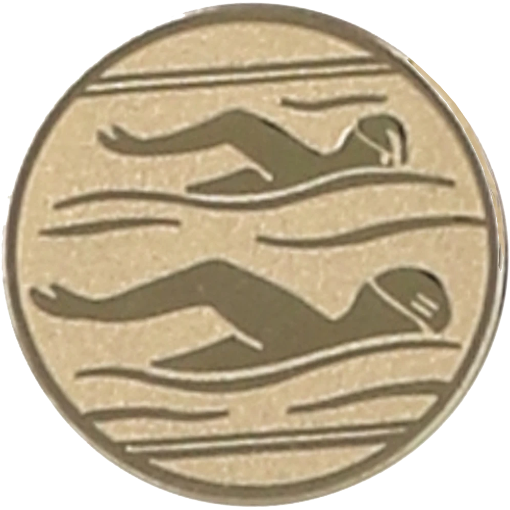 Wklejka aluminiowa - pływanie II (D2-A10)