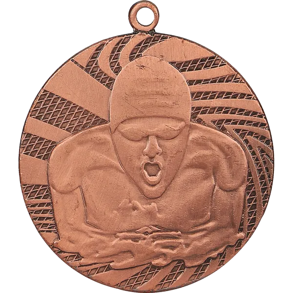 Medal metalowy z grawerowaniem na laminacie (MMC1640/B-LAS)