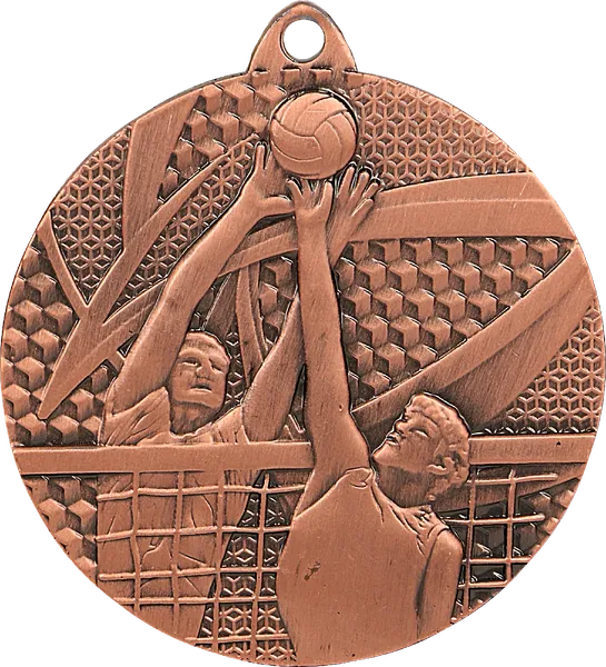 Medal metalowy z grawerowaniem na laminacie (MMC7650/B-LAS)