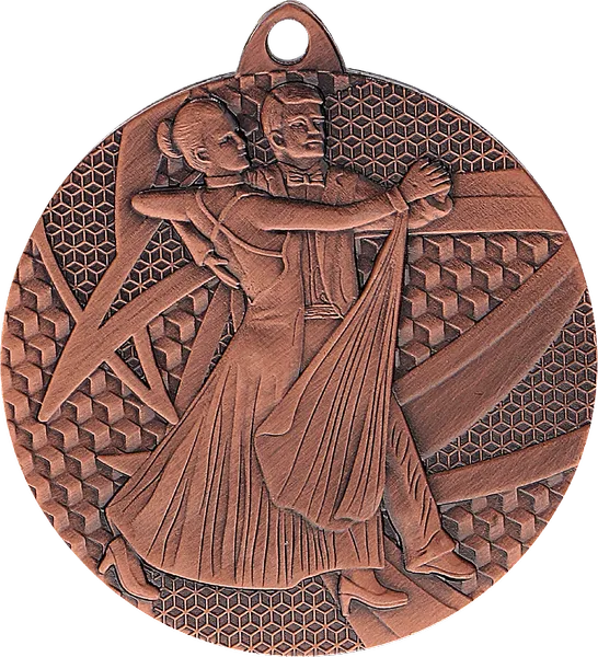 Medal metalowy z grawerowaniem na laminacie (MMC7850/B-LAS)