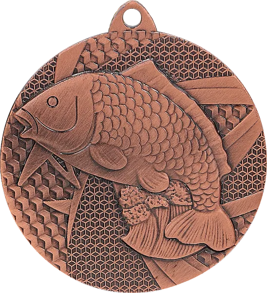 Medal metalowy z grawerowaniem na laminacie (MMC7950/B-LAS)