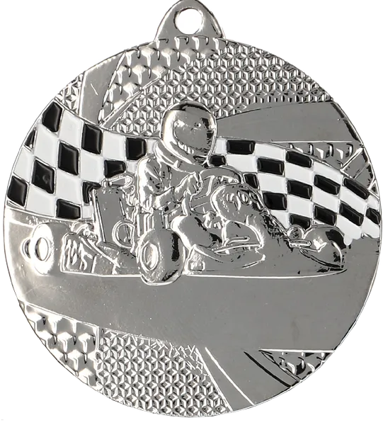Medal metalowy z grawerowaniem na laminacie (MMC8350/S-LAS)
